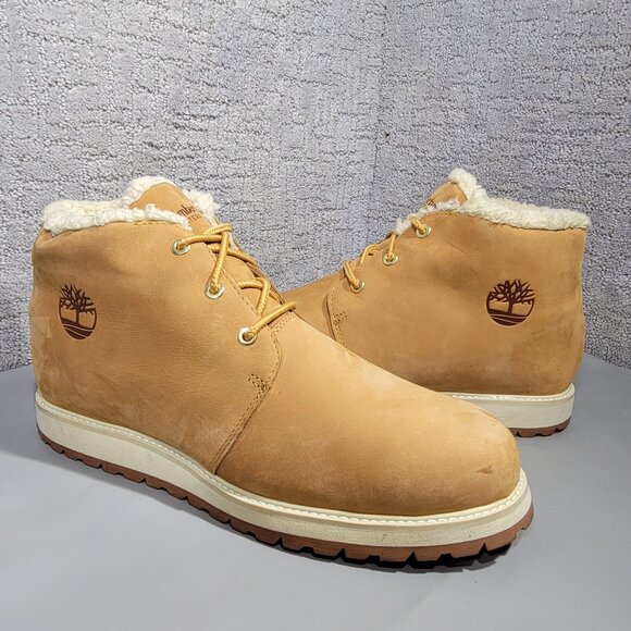 Timberland Richmond Ridge Men's Size 13M Wheat Nubuck Fur Lace-Up Chukka Boots - Picture 7 of 12